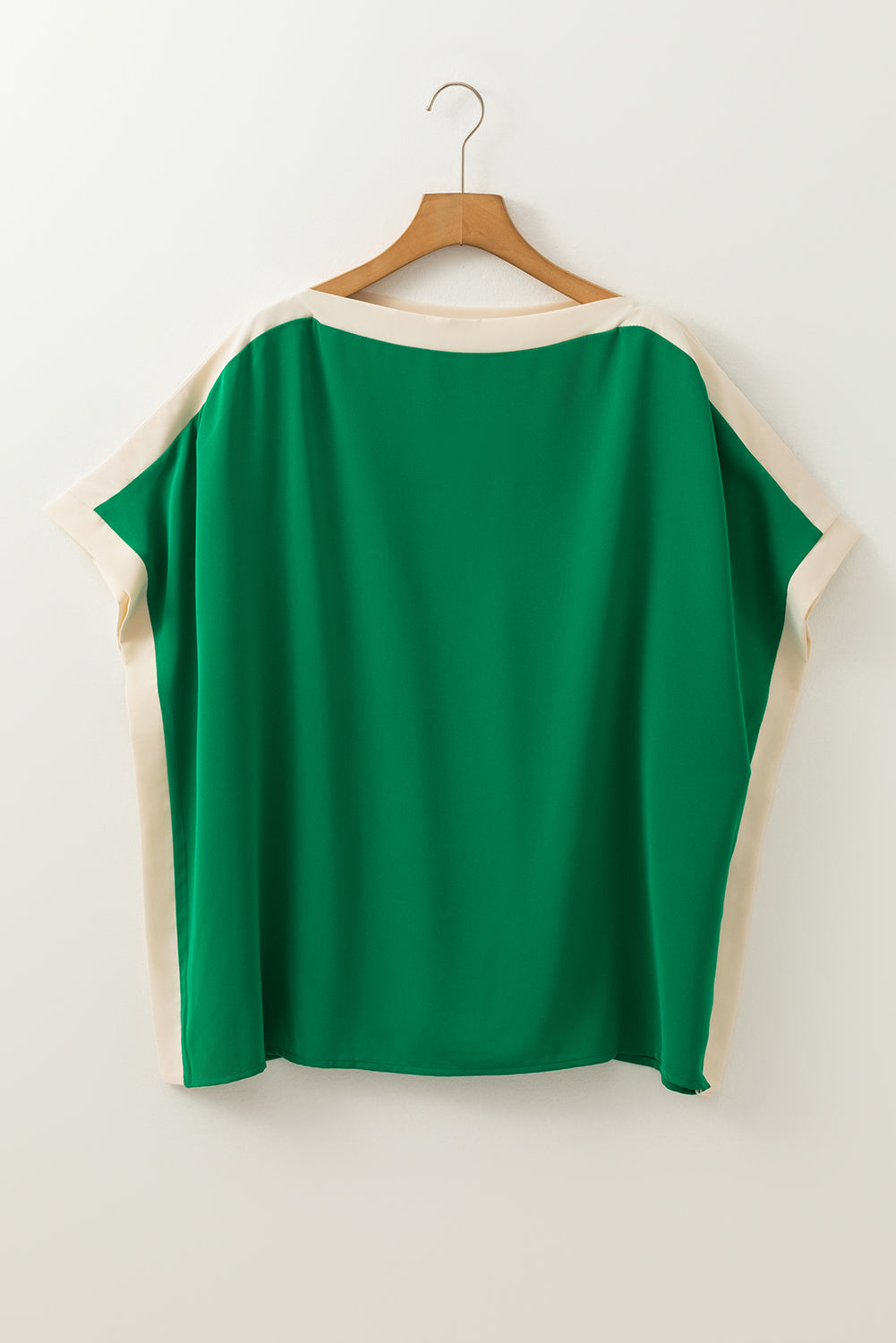 Boat Neck Half Sleeve Blouse-Angel Casuals