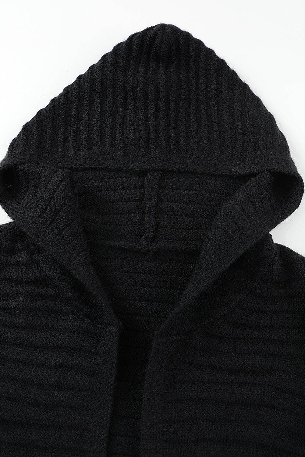 Open Front Longline Hooded Cardigan-Angel Casuals