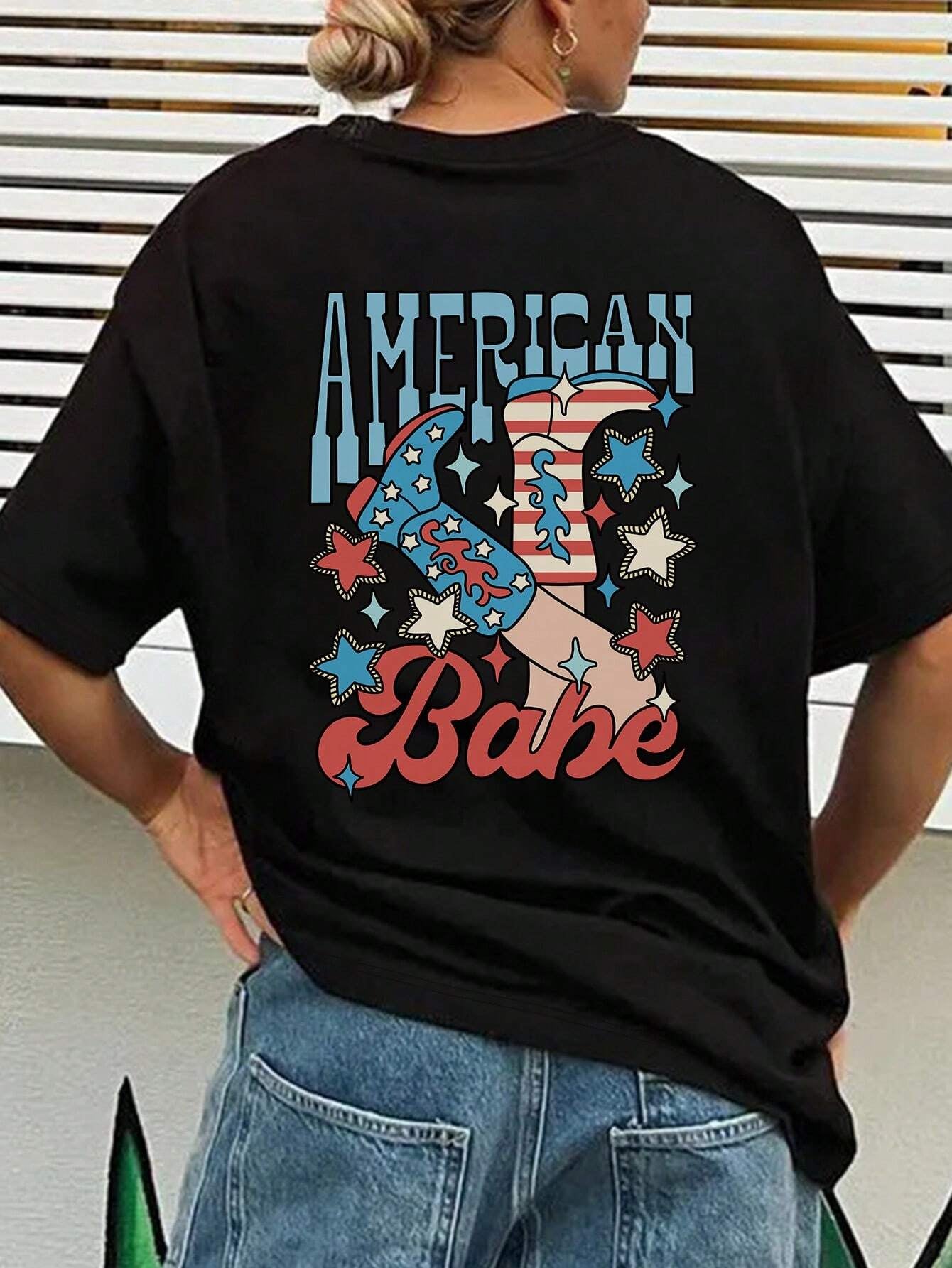 Graphic Round Neck Half Sleeve T-Shirt-Angel Casuals