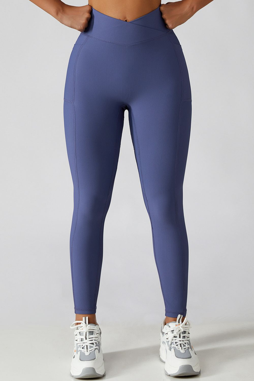 Basic Bae Crossover Waist Active Leggings-Angel Casuals
