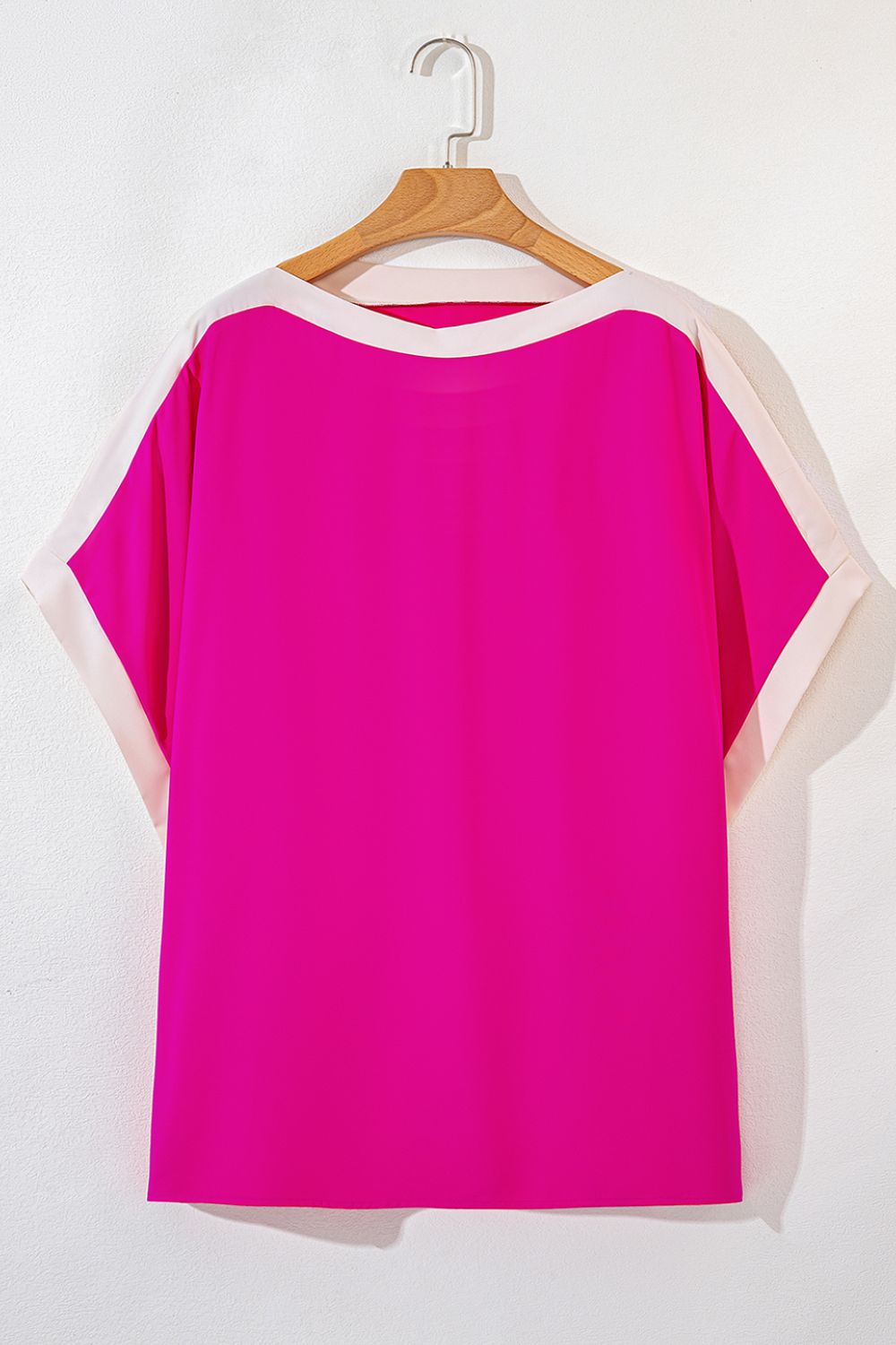 Boat Neck Half Sleeve Blouse-Angel Casuals