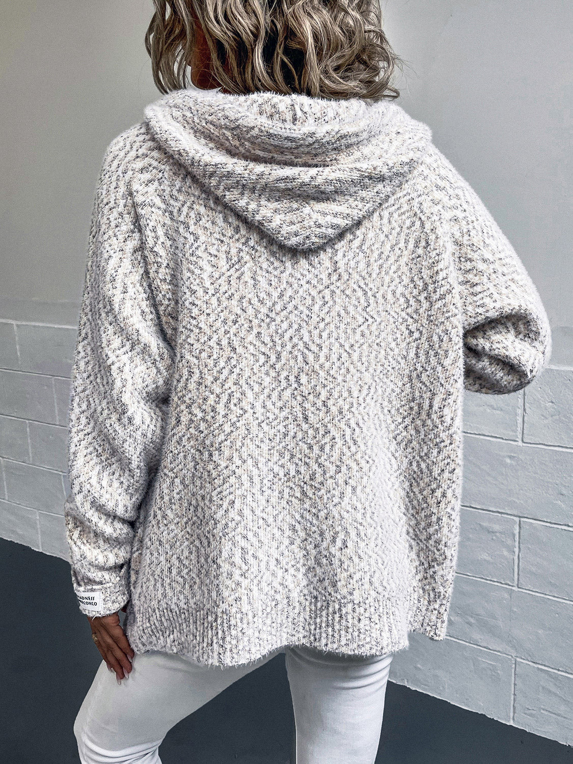 Zip-Up Hooded Sweater-Angel Casuals