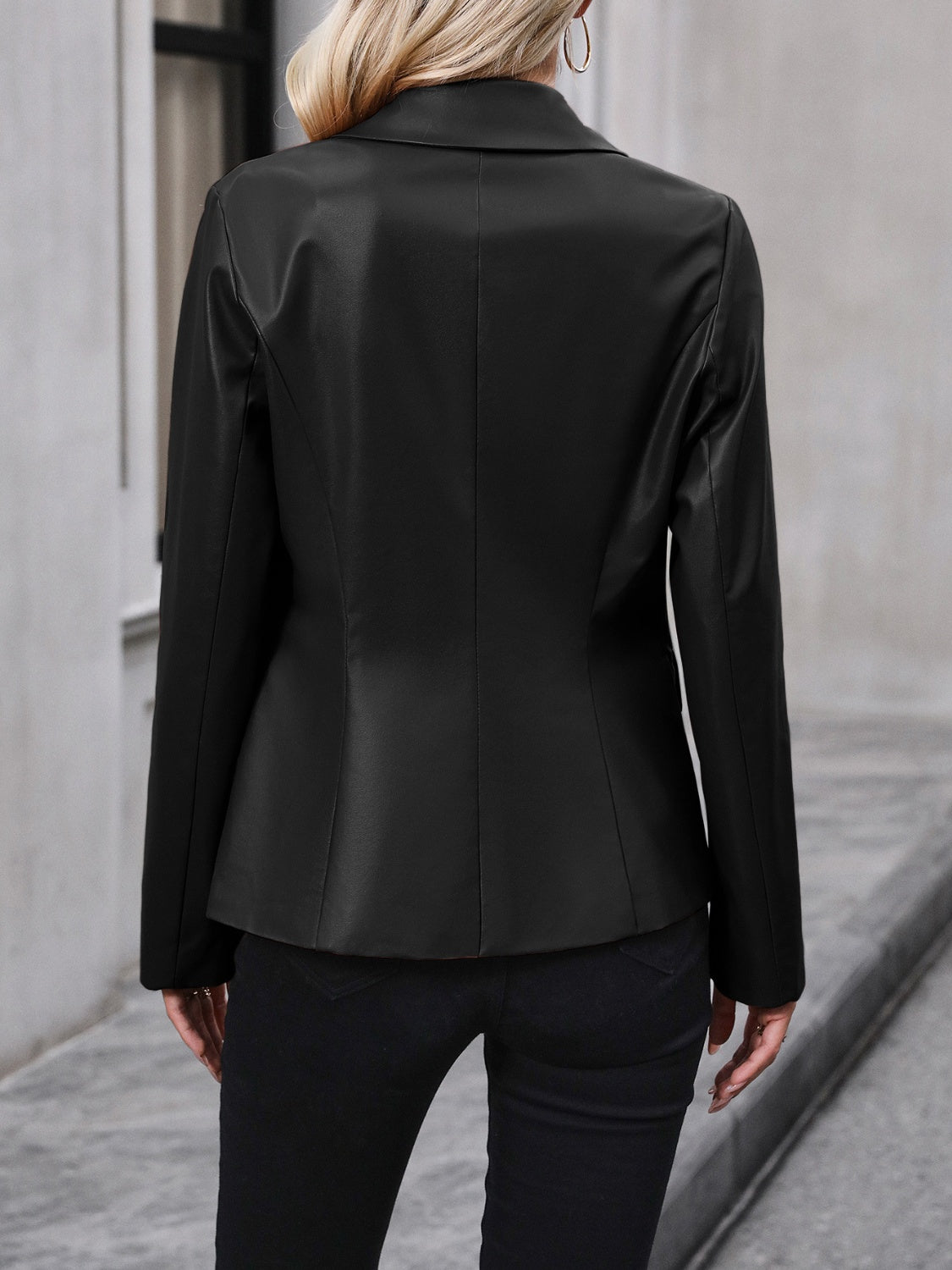 Ivy Lane Button Up Collared Neck Blazer-Angel Casuals