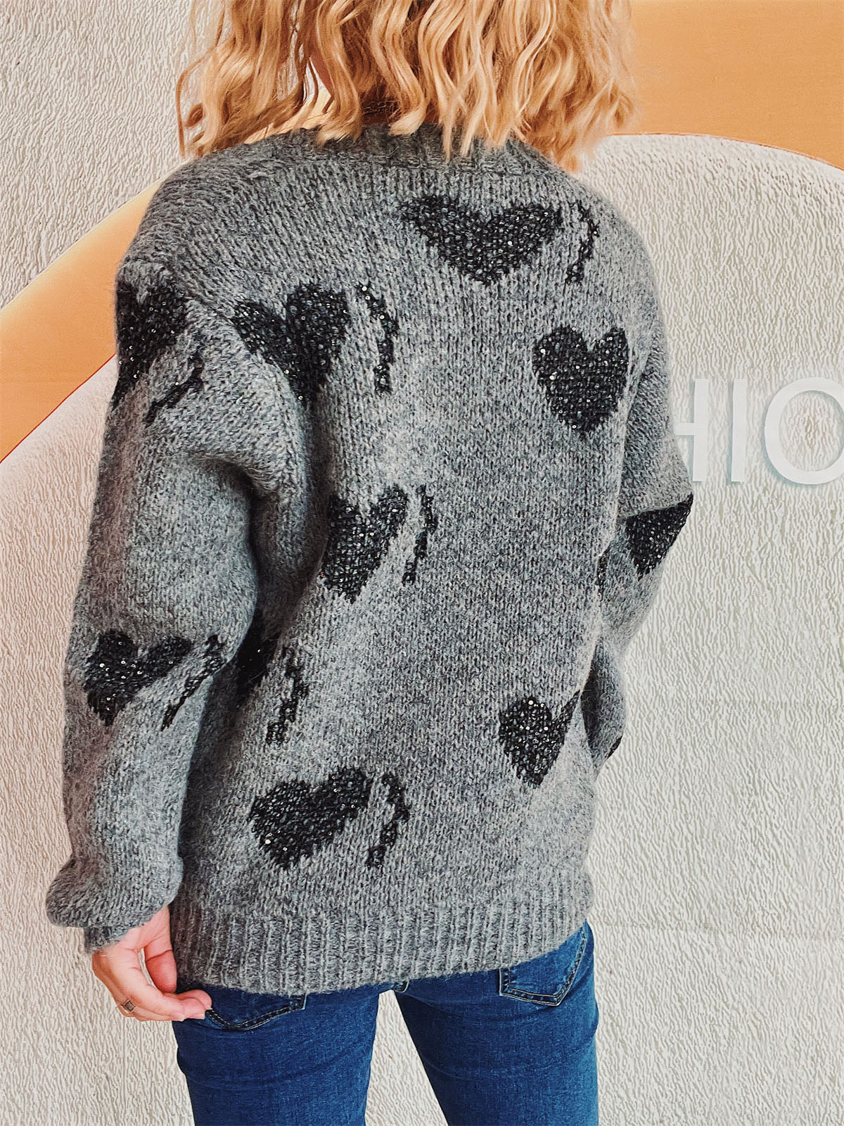 Heart Button Up Long Sleeve Cardigan-Angel Casuals