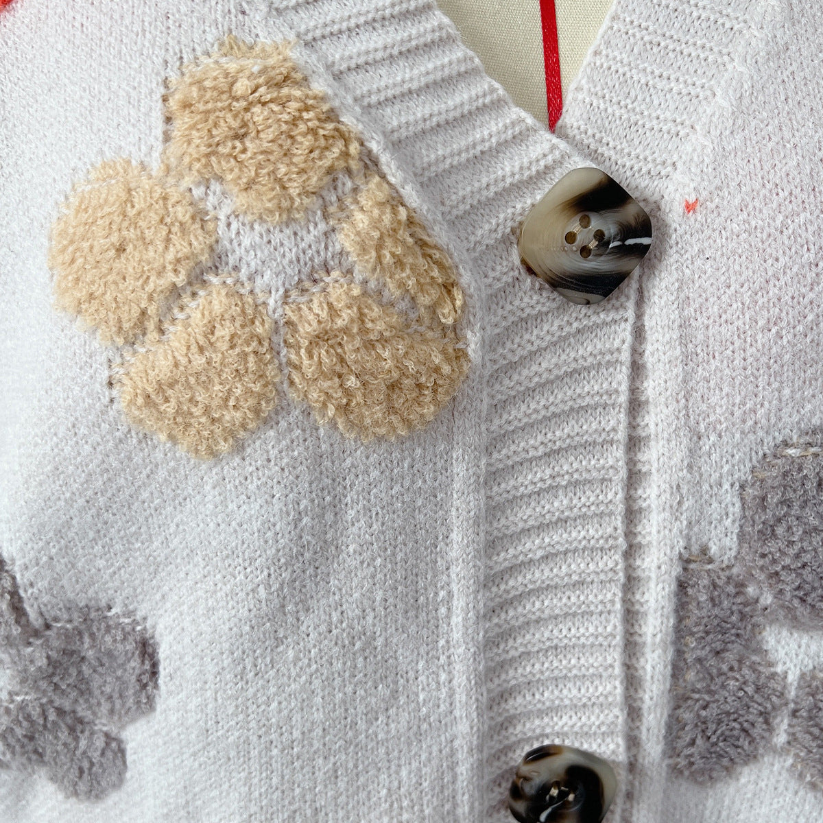 Floral V-Neck Button Up Cardigan with Pockets-Angel Casuals