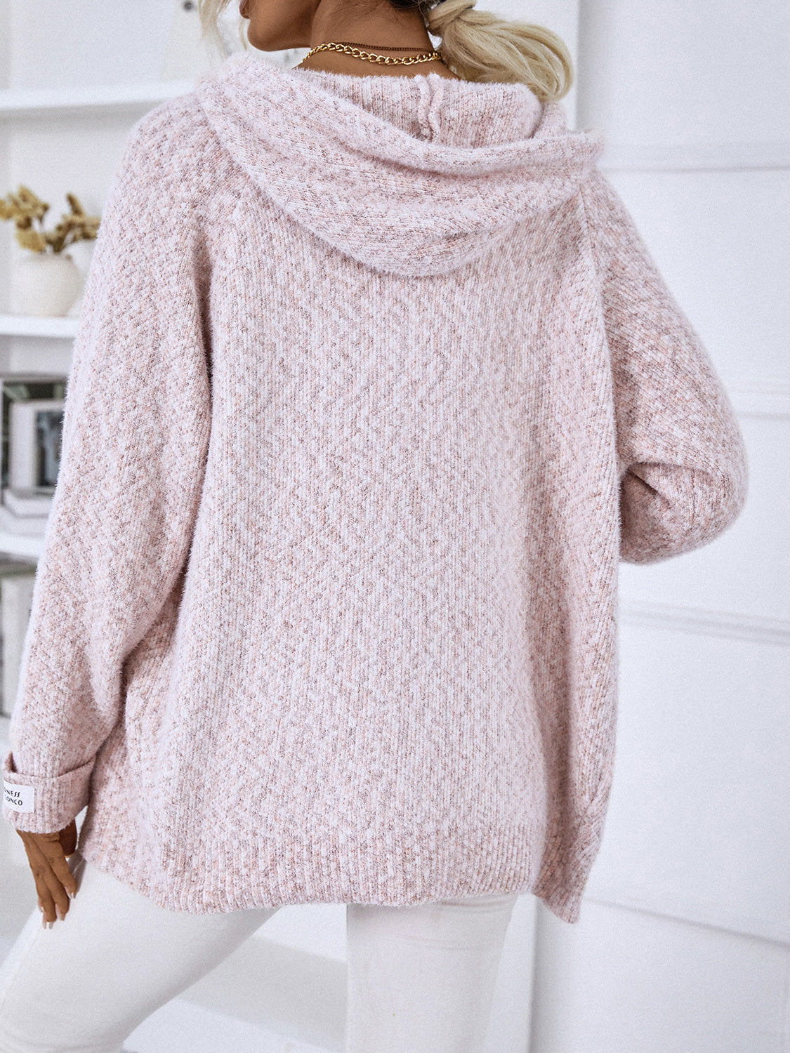 Zip-Up Hooded Sweater-Angel Casuals