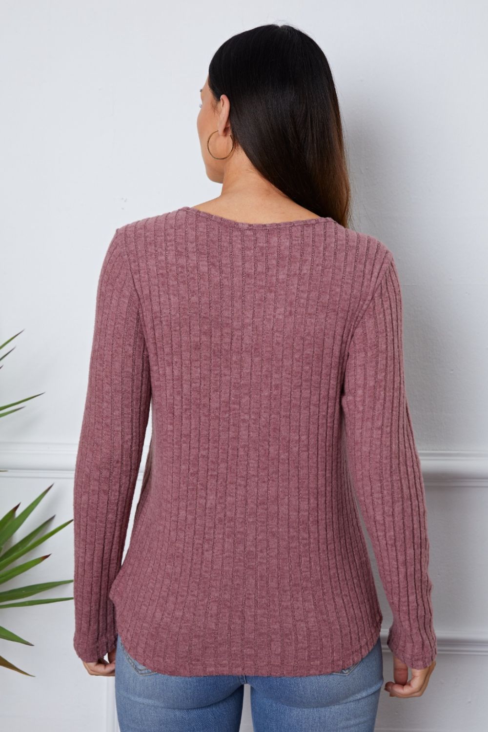 Lace Detail Long Sleeve T-Shirt-Angel Casuals