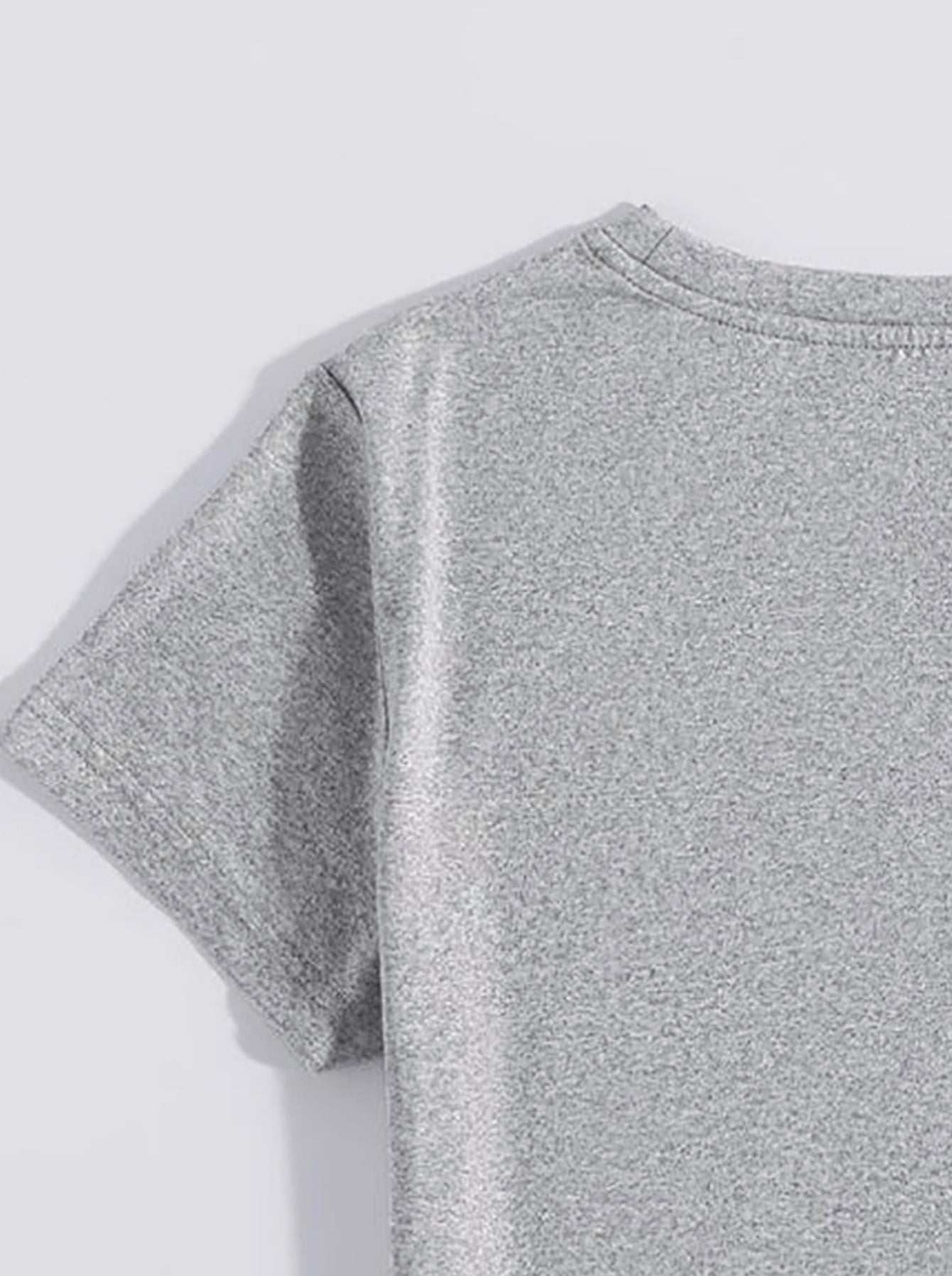 Rabbit Round Neck Short Sleeve T-Shirt-Angel Casuals
