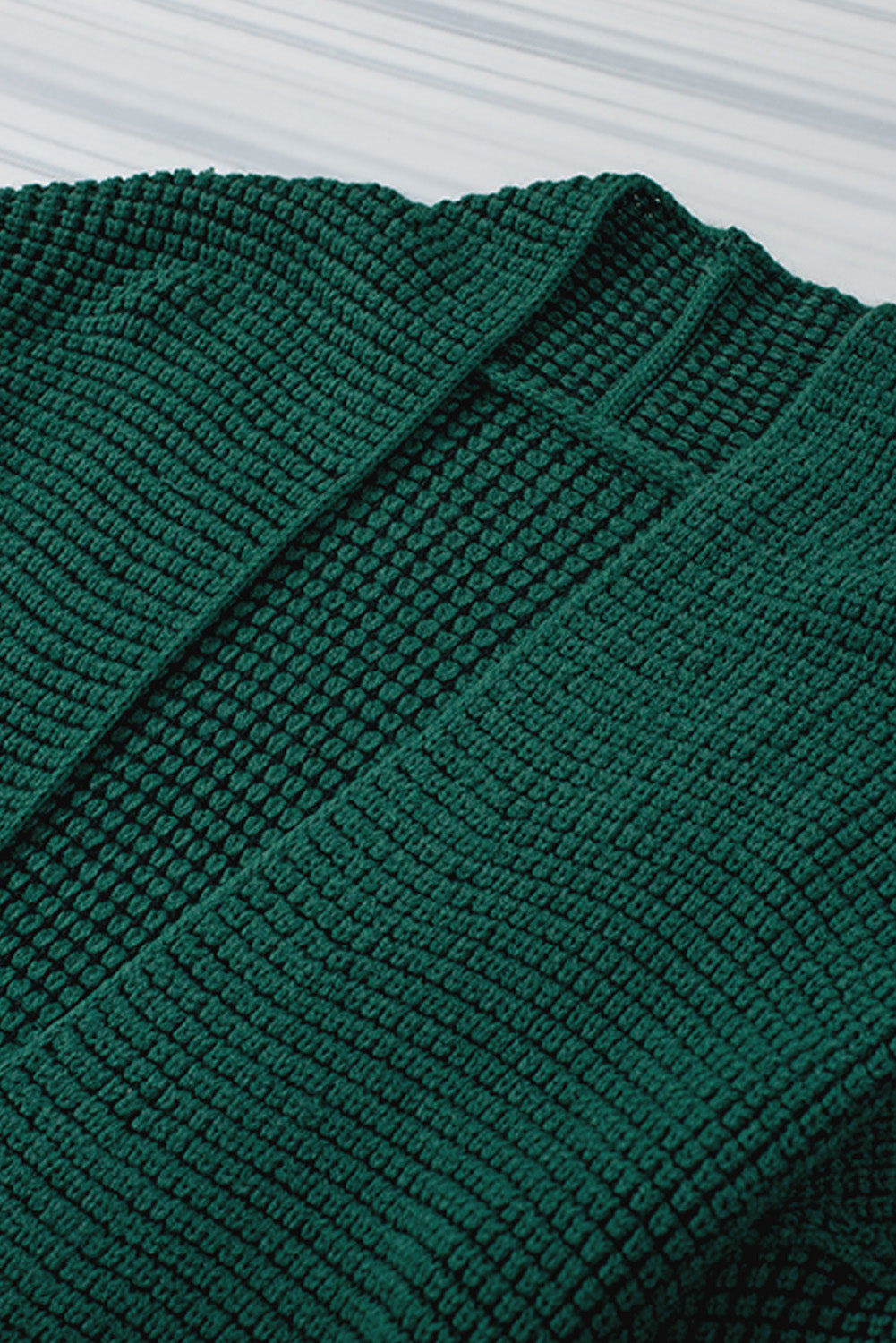 Woven Right Heathered Open Front Longline Cardigan-Angel Casuals