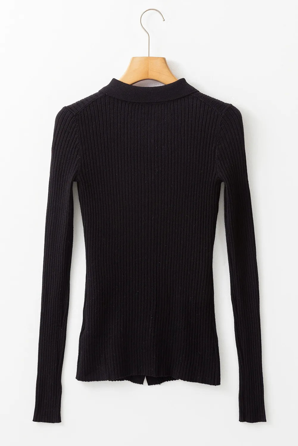 Button Up Collared Neck Cardigan-Angel Casuals