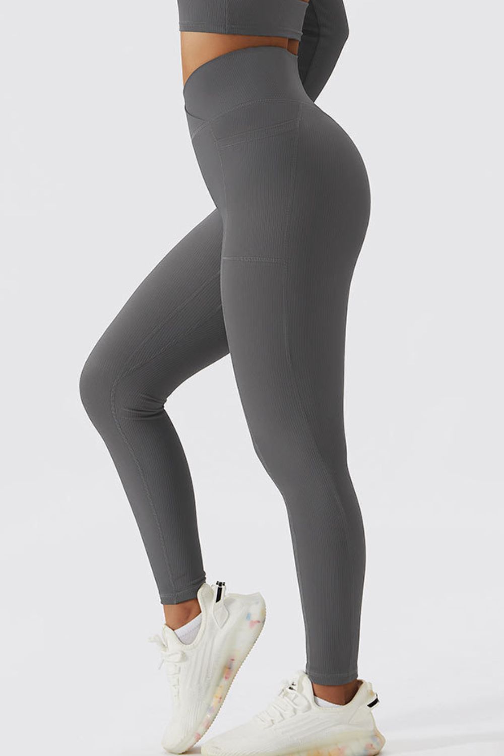 Basic Bae Crossover Waist Active Leggings-Angel Casuals