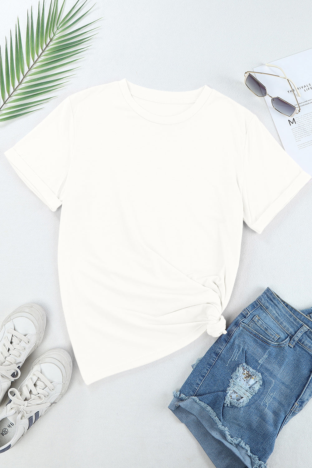 Pumpkin Round Neck Short Sleeve T-Shirt-Angel Casuals
