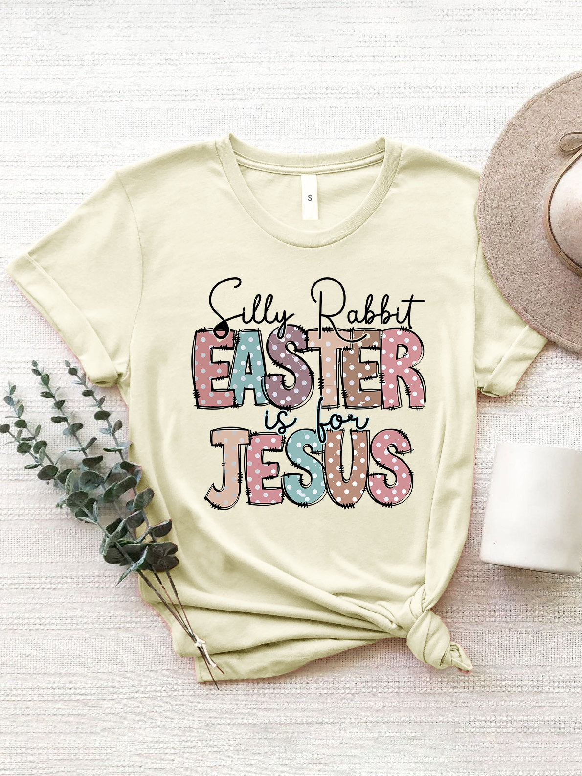 Letter Graphic Round Neck Short Sleeve T-Shirt-Angel Casuals