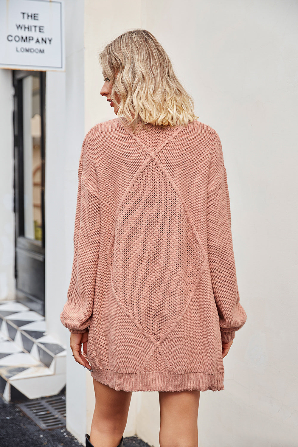 Open Front Cardigan with Pockets-Angel Casuals