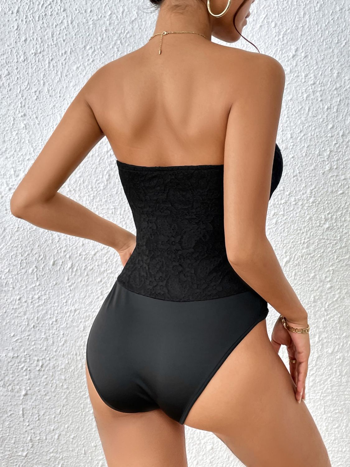 Strapless Sweetheart Neck Bodysuit-Angel Casuals