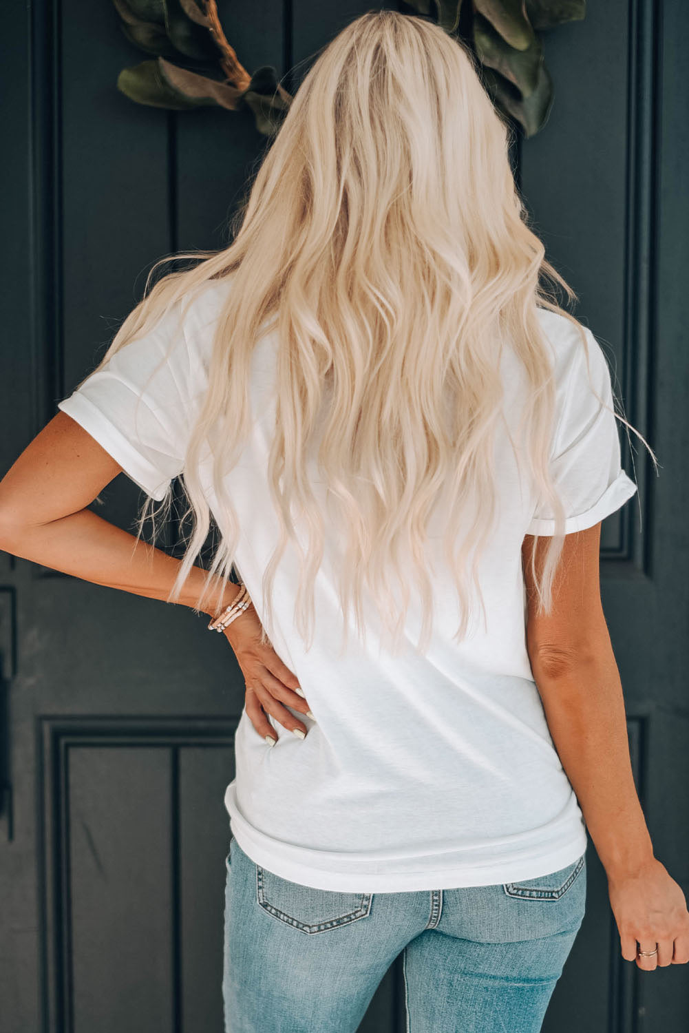 MAMA Round Neck Short Sleeve T-Shirt-Angel Casuals