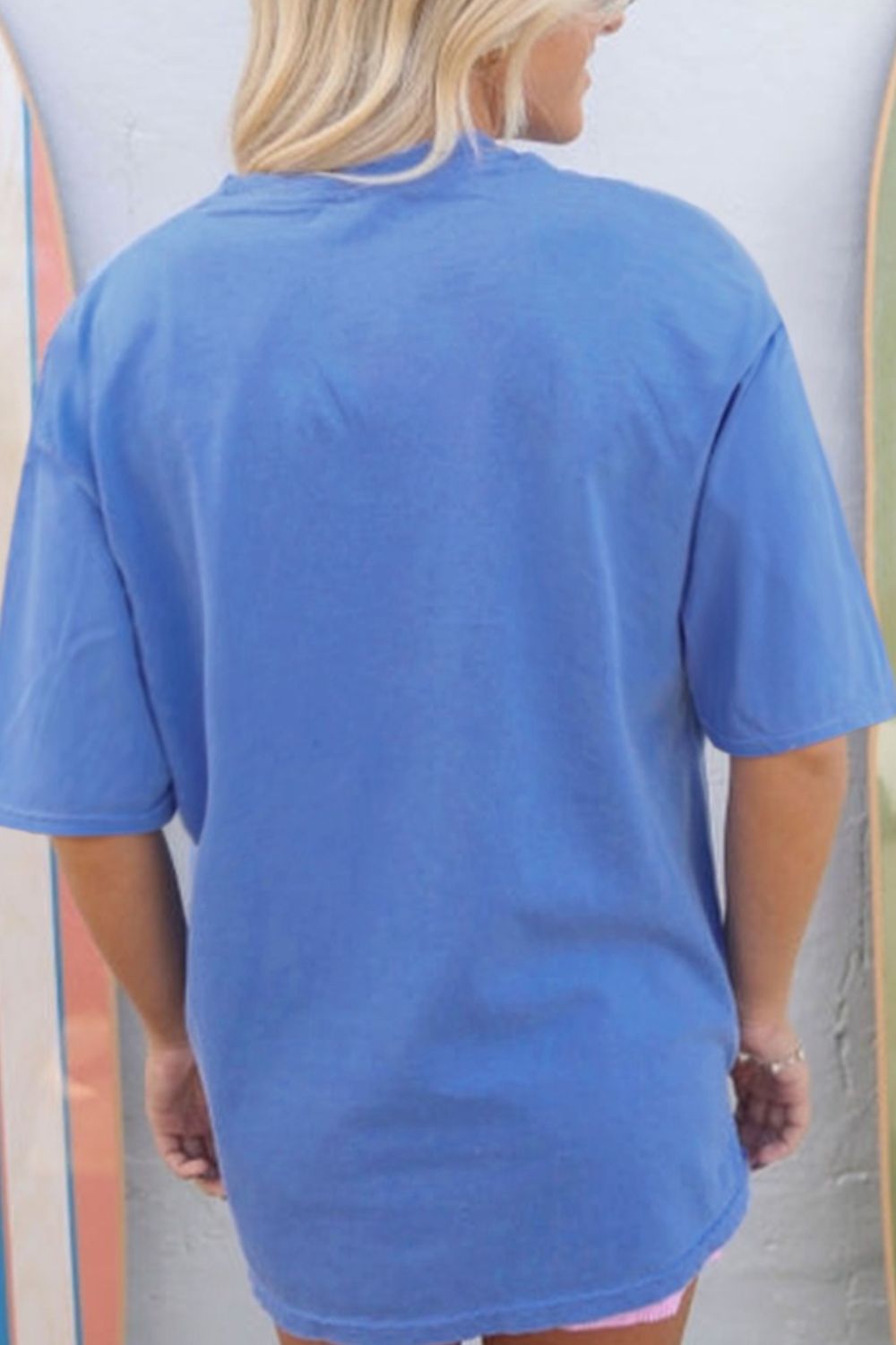 Graphic Round Neck Short Sleeve T-Shirt-Angel Casuals