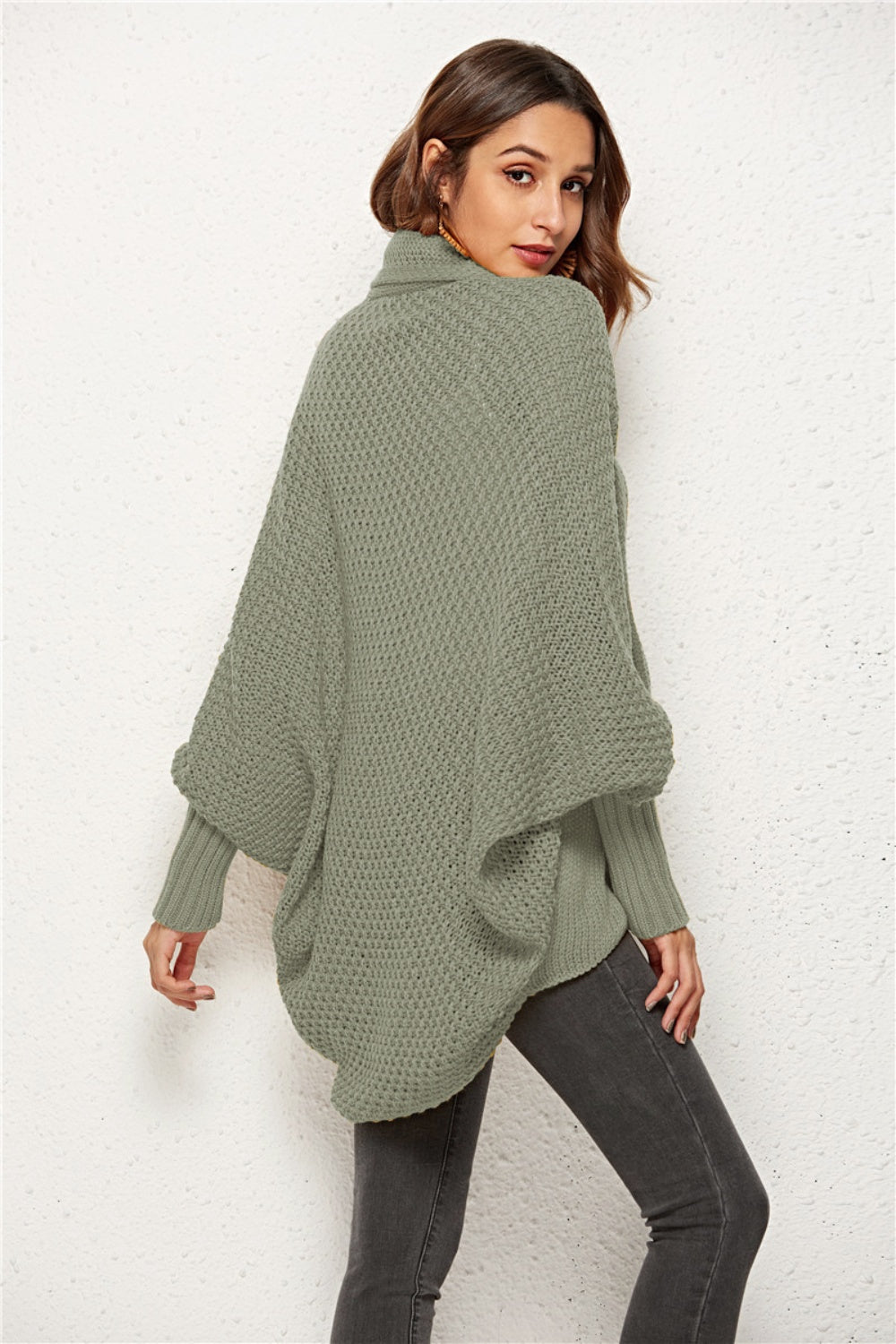 Angel Wings Open Front Batwing Sleeve Cardigan-Angel Casuals