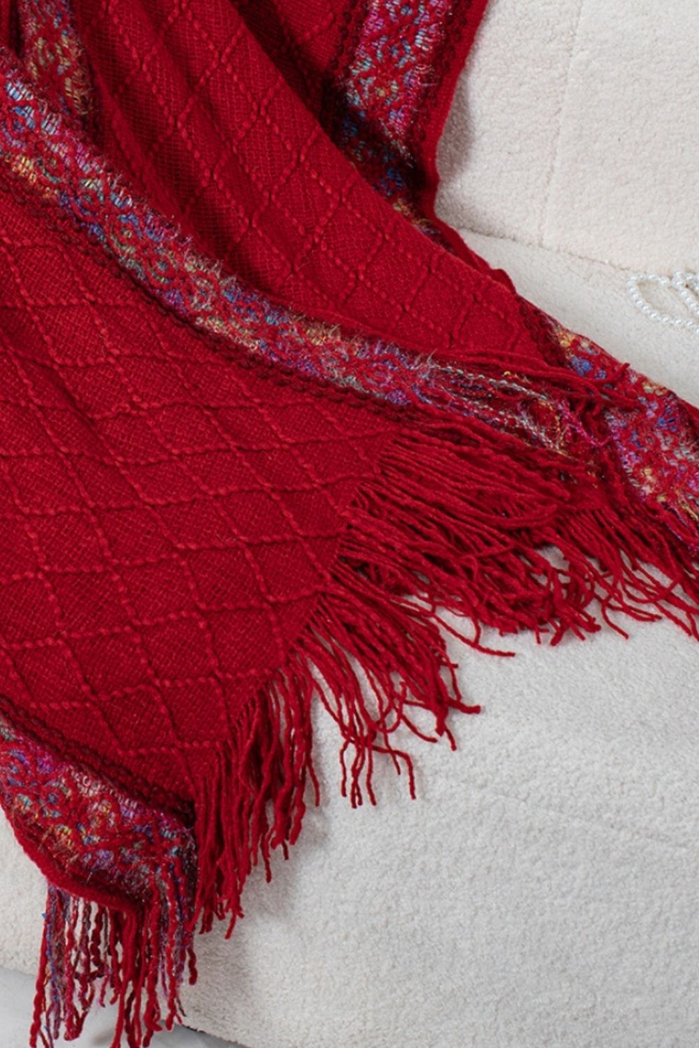 Fringe Half Sleeve Hooded Poncho-Angel Casuals