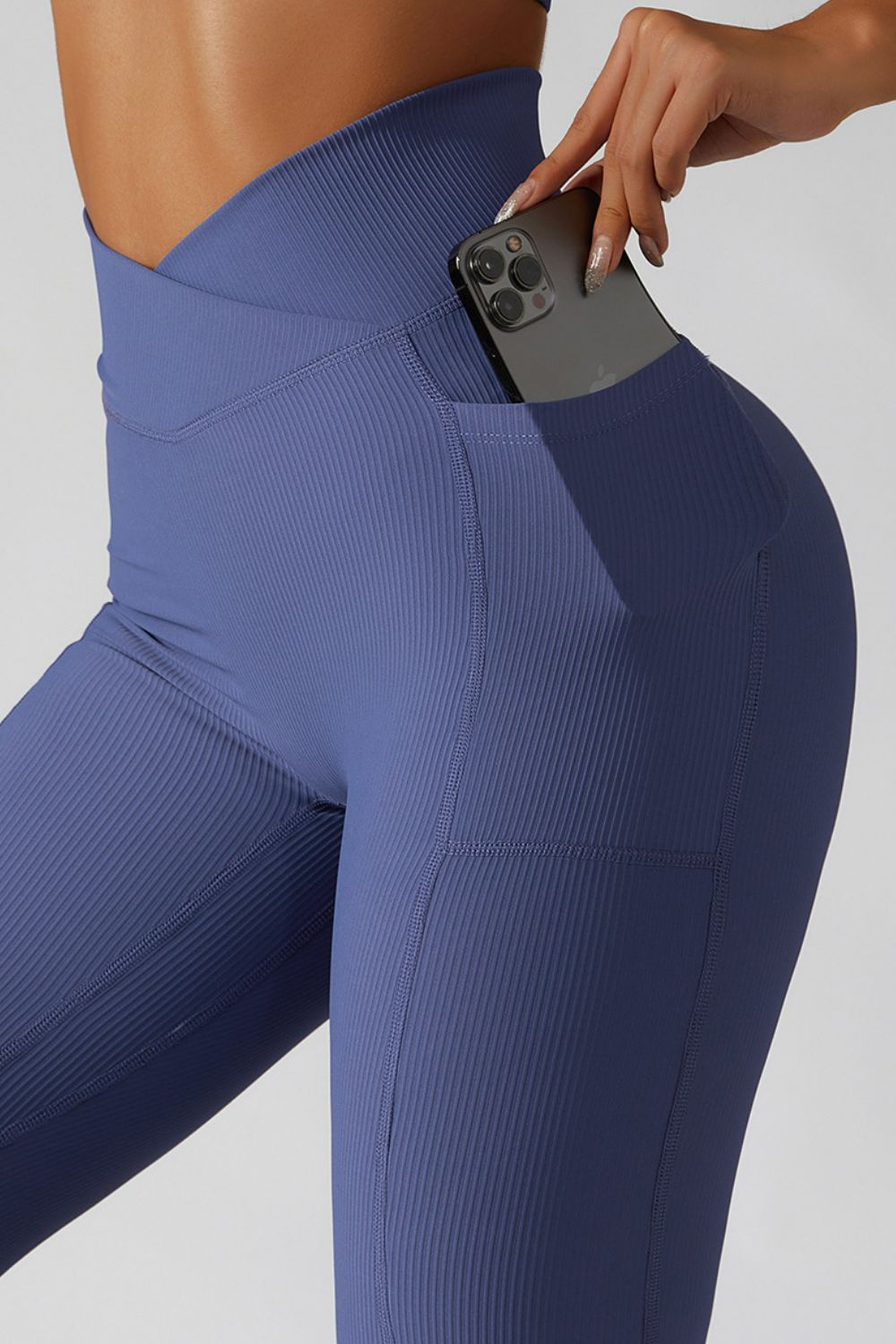 Basic Bae Crossover Waist Active Leggings-Angel Casuals
