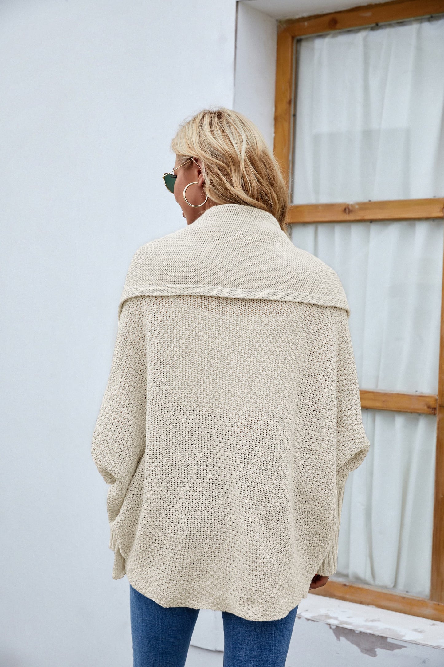 Open Front Long Sleeve Cardigan-Angel Casuals