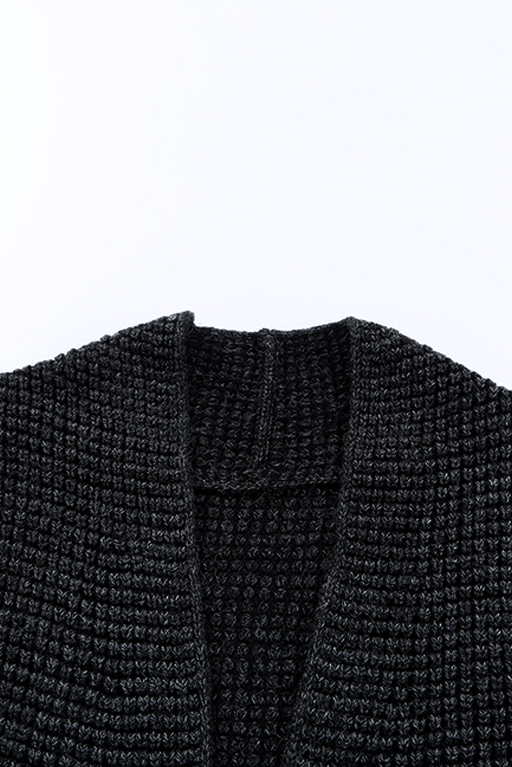 Woven Right Heathered Open Front Longline Cardigan-Angel Casuals