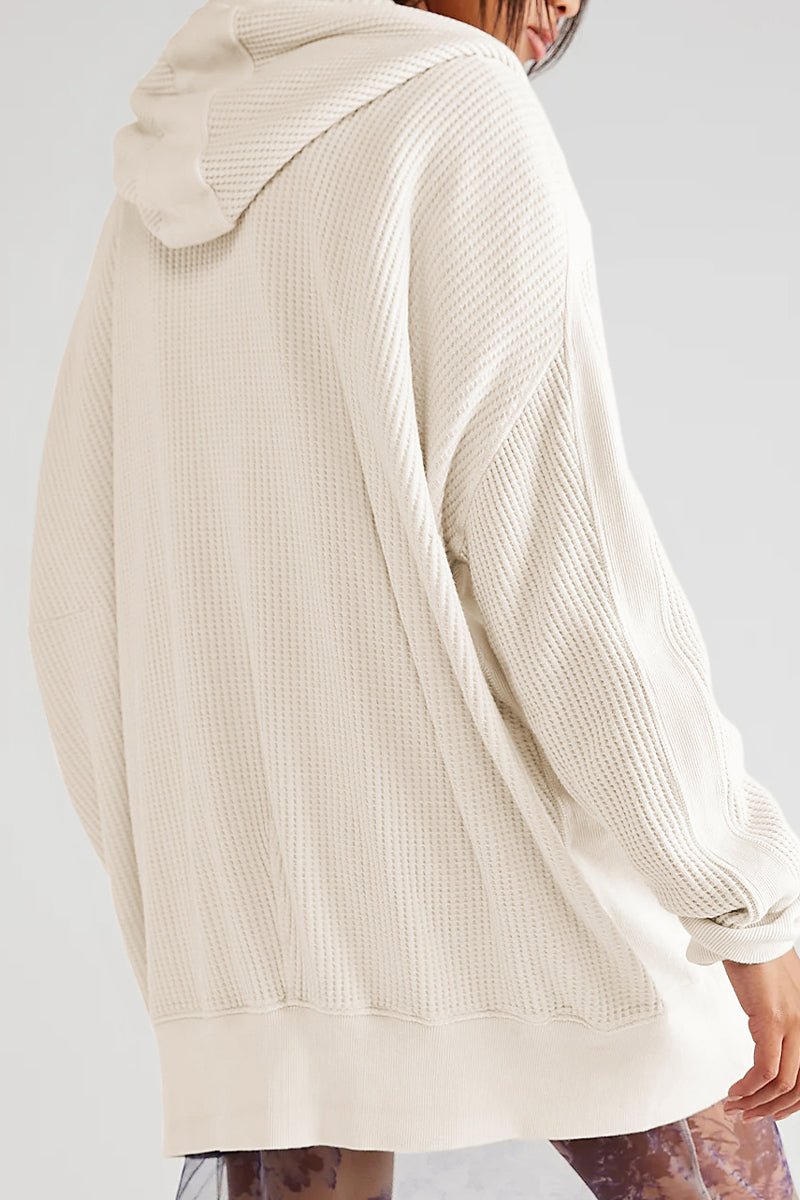 Zip-Up Long Sleeve Jacket-Angel Casuals
