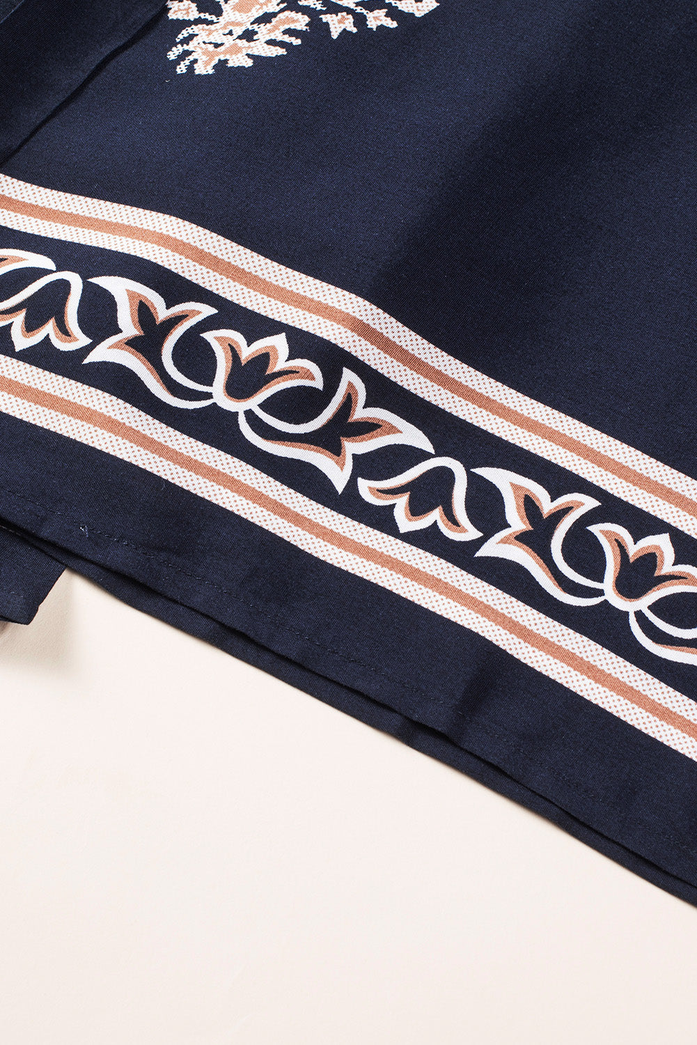 Printed V-Neck Sleeveless Jumpsuit-Angel Casuals