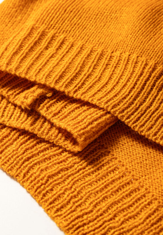 Pompom Color Block Open Front Cardigan-Angel Casuals