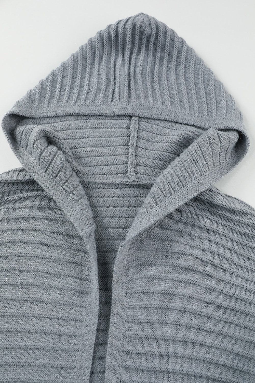 Open Front Longline Hooded Cardigan-Angel Casuals