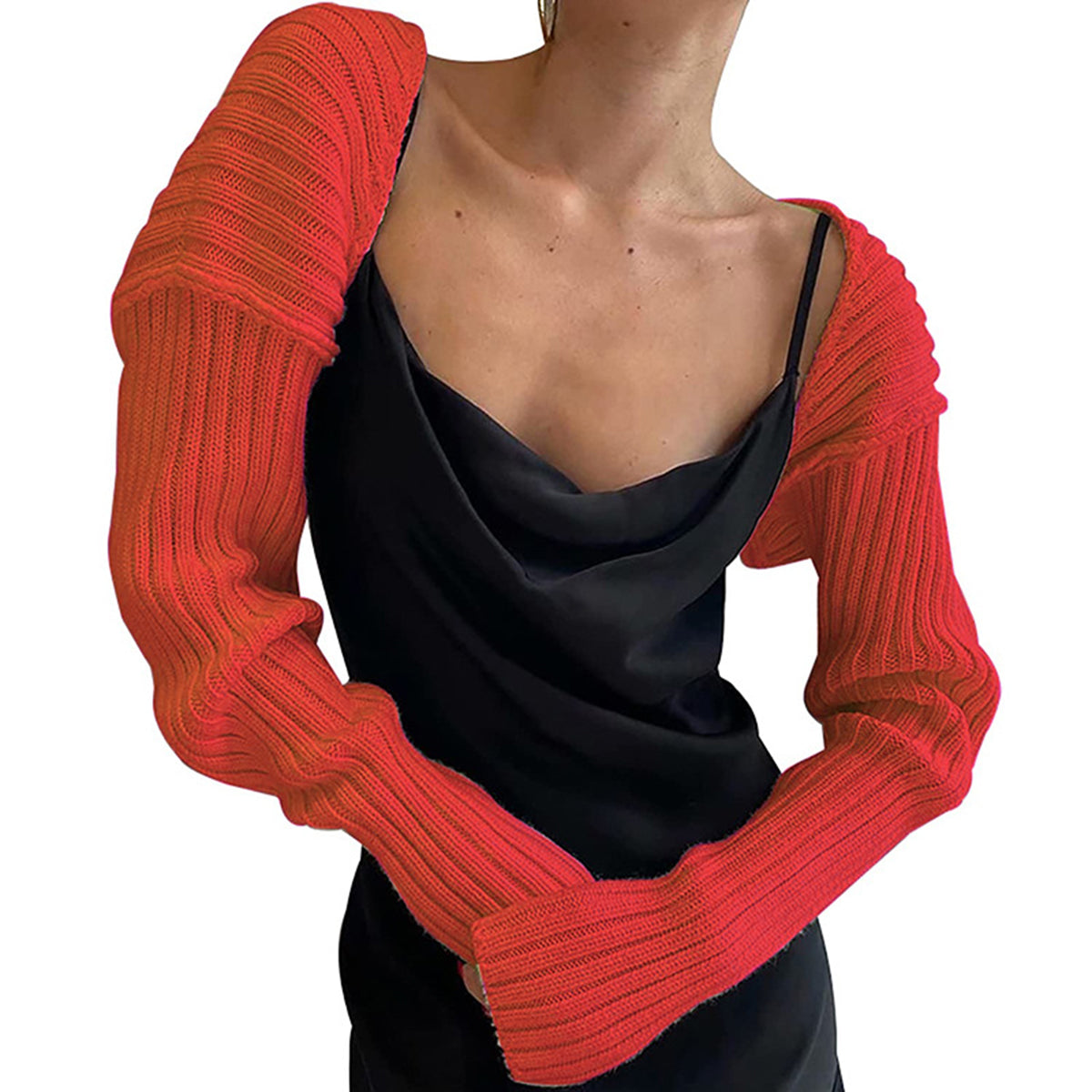 Long Sleeve Knit Bolero-Angel Casuals