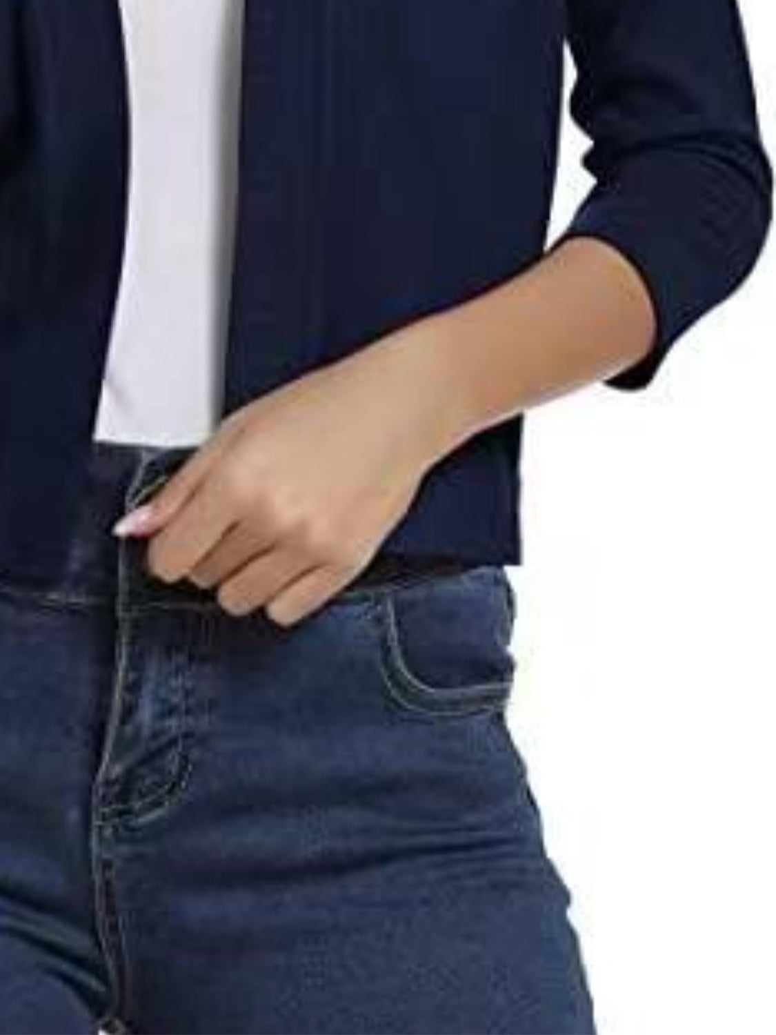 Open Front Cardigan-Angel Casuals