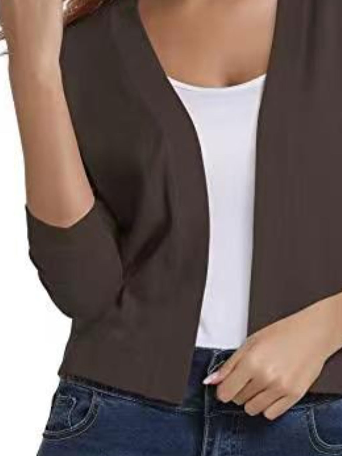Open Front Cardigan-Angel Casuals
