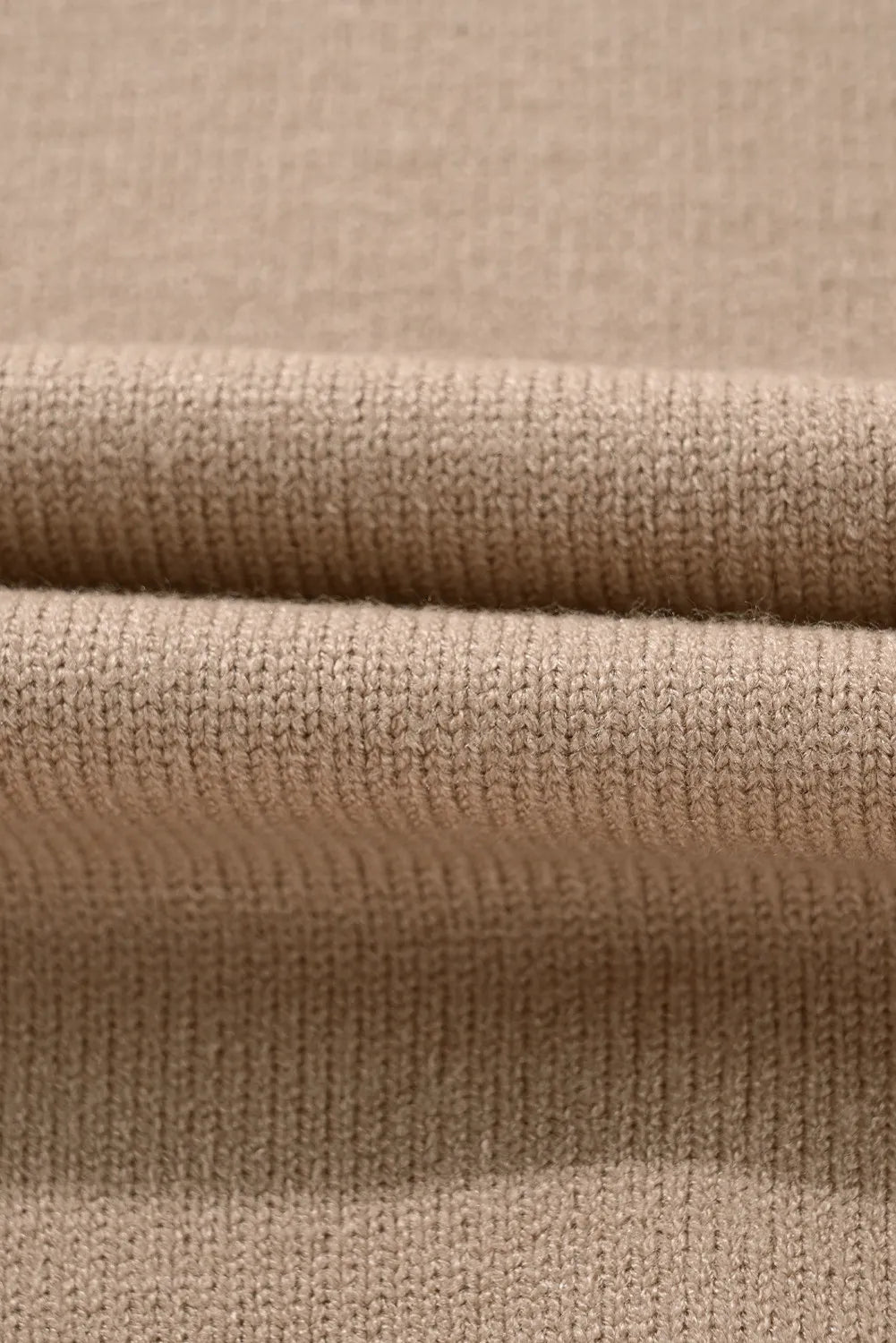 Contrast Round Neck Long Sleeve Sweater-Angel Casuals