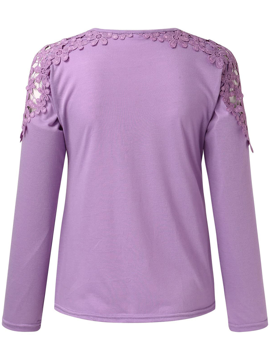 Full Size Cutout Round Neck Long Sleeve T-Shirt-Angel Casuals