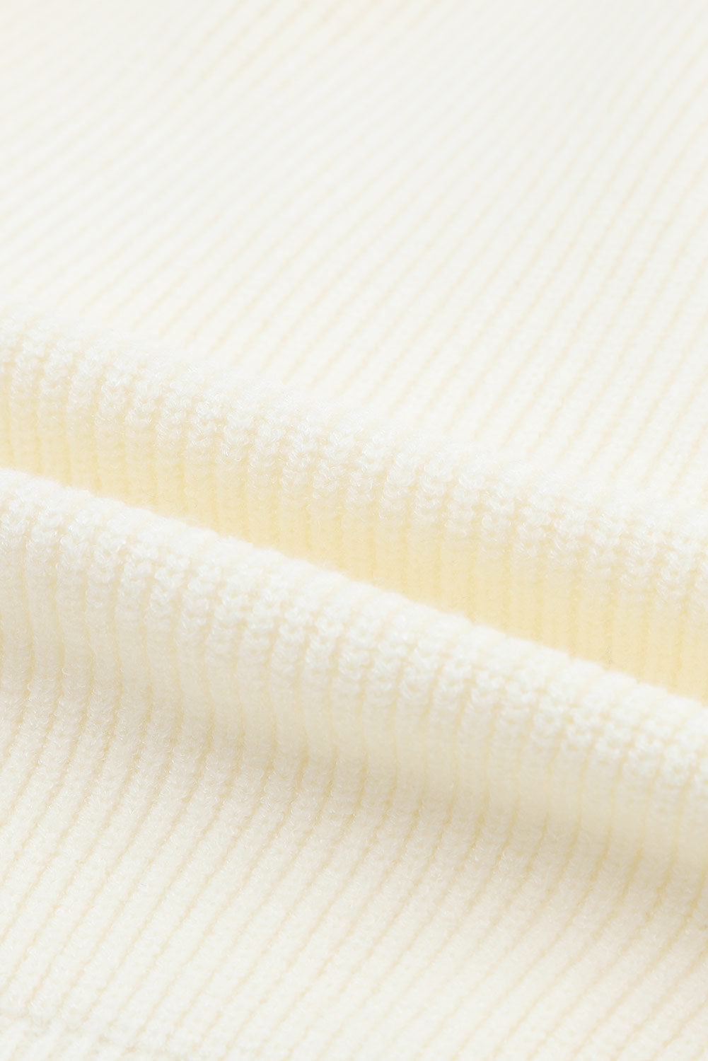 Ribbed Surplice Long Sleeve Sweater-Angel Casuals