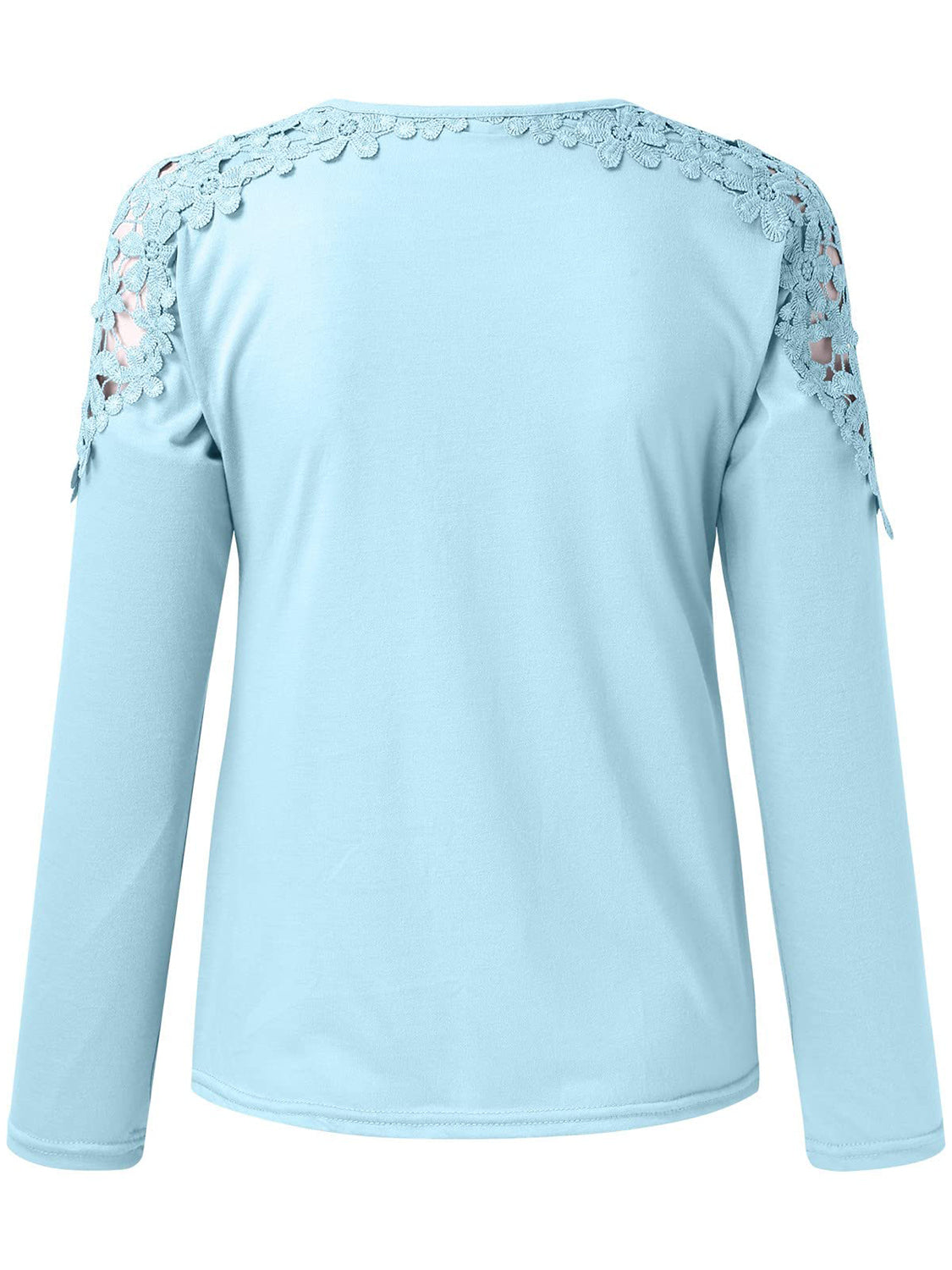 Full Size Cutout Round Neck Long Sleeve T-Shirt-Angel Casuals