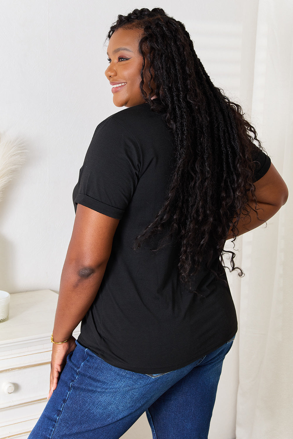 Simply Love Graphic Short Sleeve T-Shirt-Angel Casuals