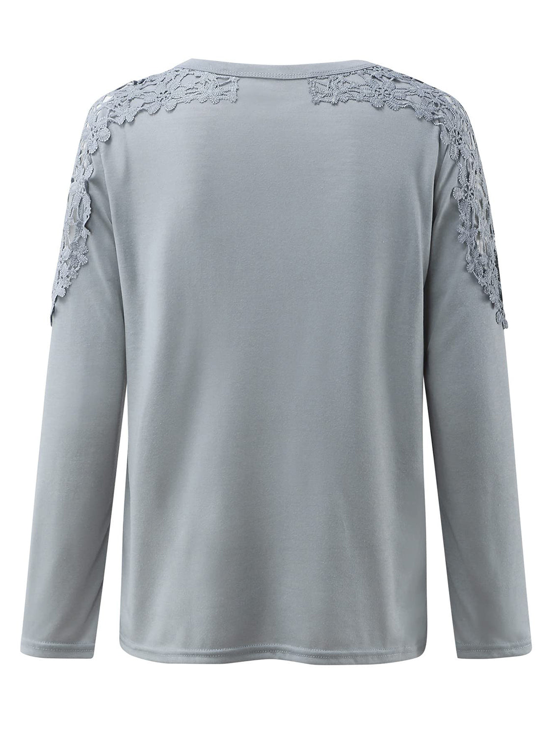 Full Size Cutout Round Neck Long Sleeve T-Shirt-Angel Casuals