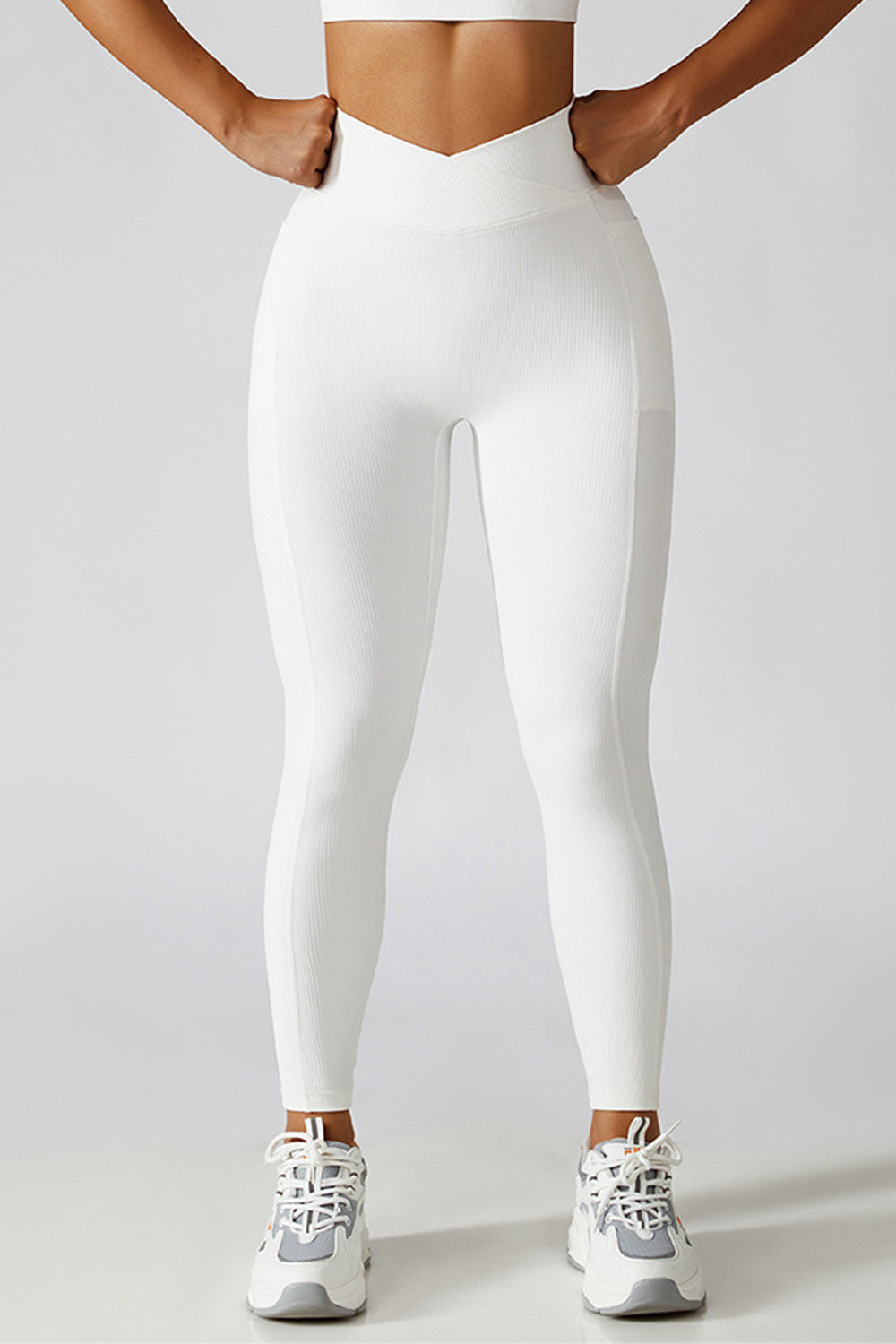 Basic Bae Crossover Waist Active Leggings-Angel Casuals