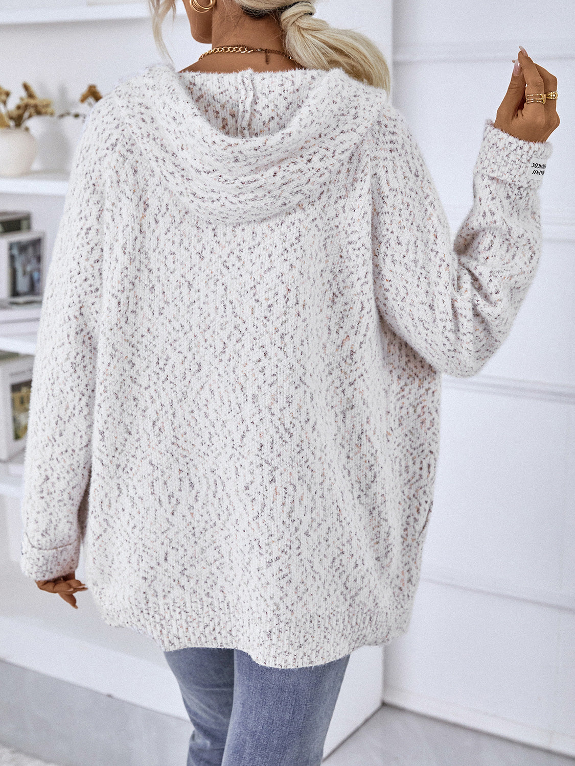 Zip-Up Hooded Sweater-Angel Casuals