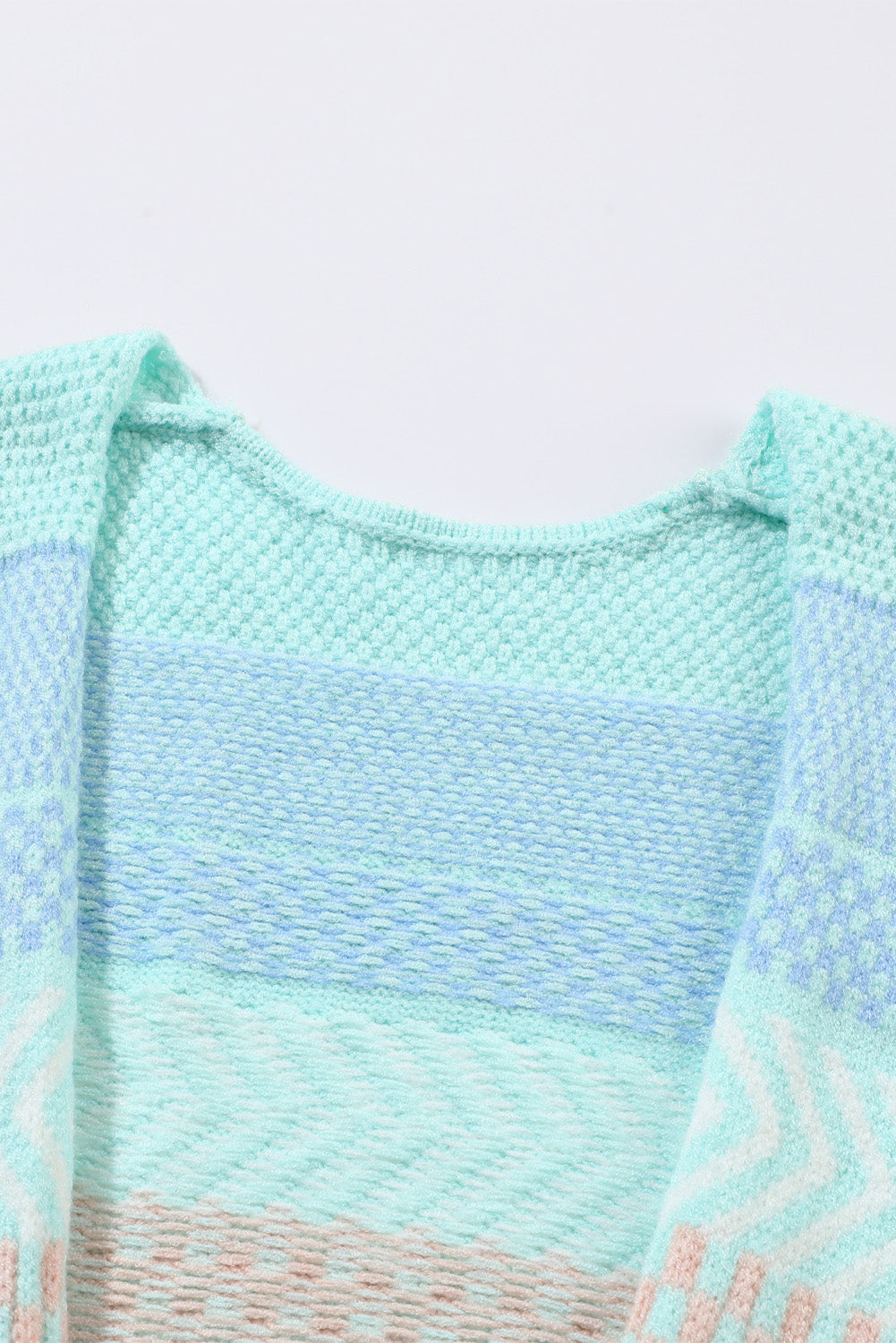 Color Block Pocketed Dropped Shoulder Cardigan-Angel Casuals