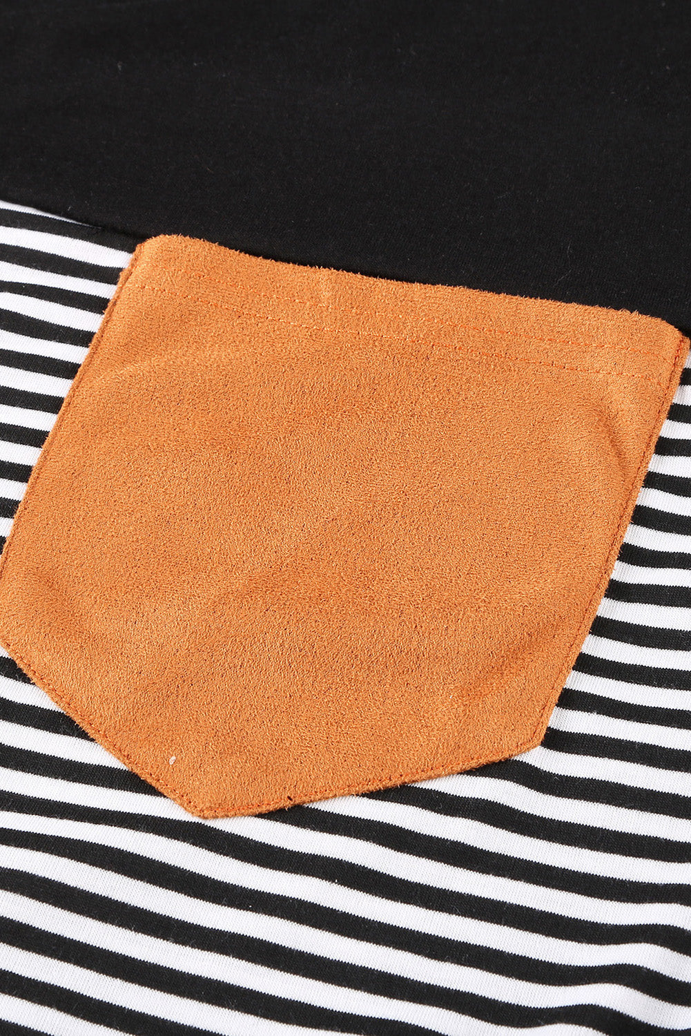 Striped Round Neck Long Sleeve T-Shirt-Angel Casuals