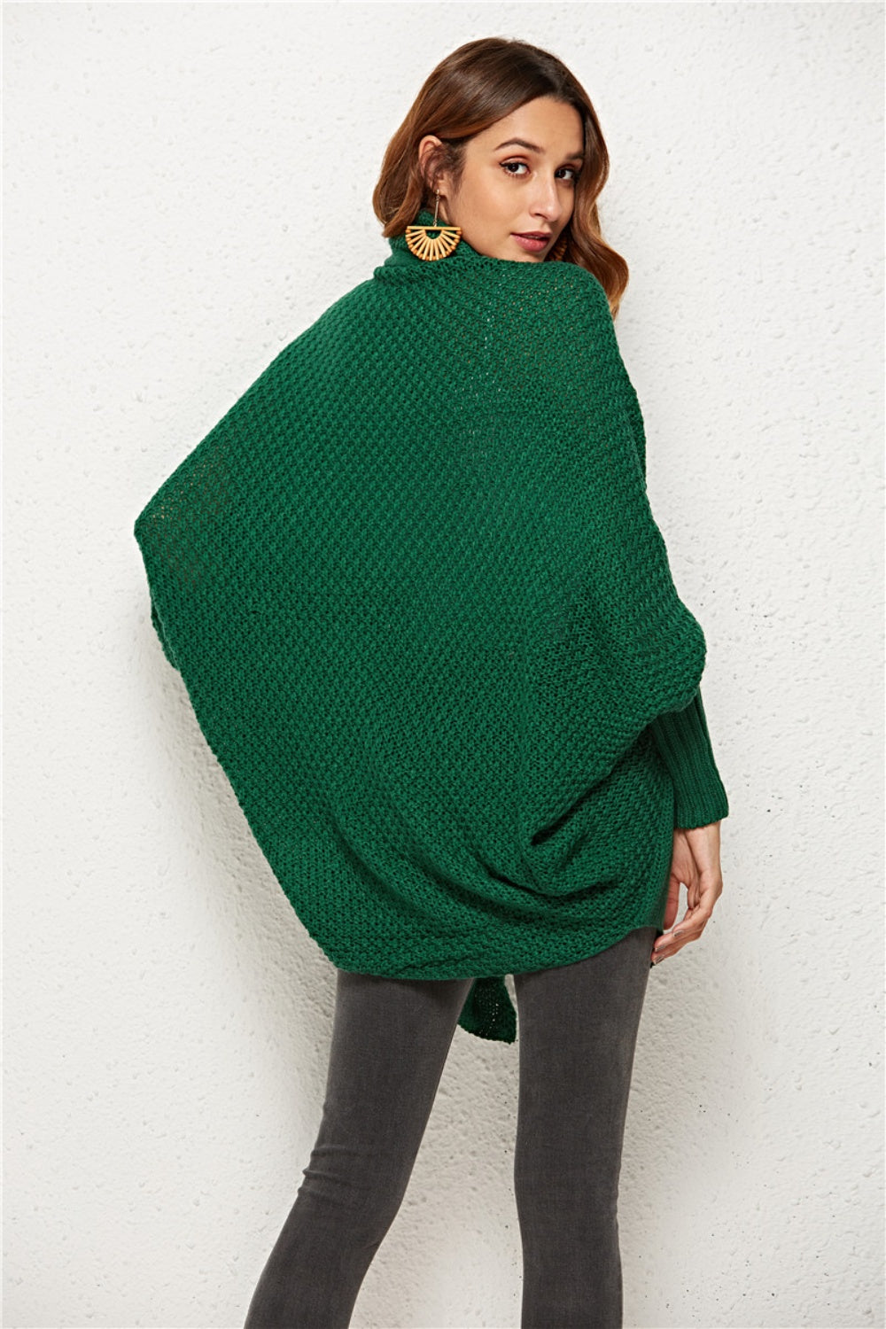 Angel Wings Open Front Batwing Sleeve Cardigan-Angel Casuals