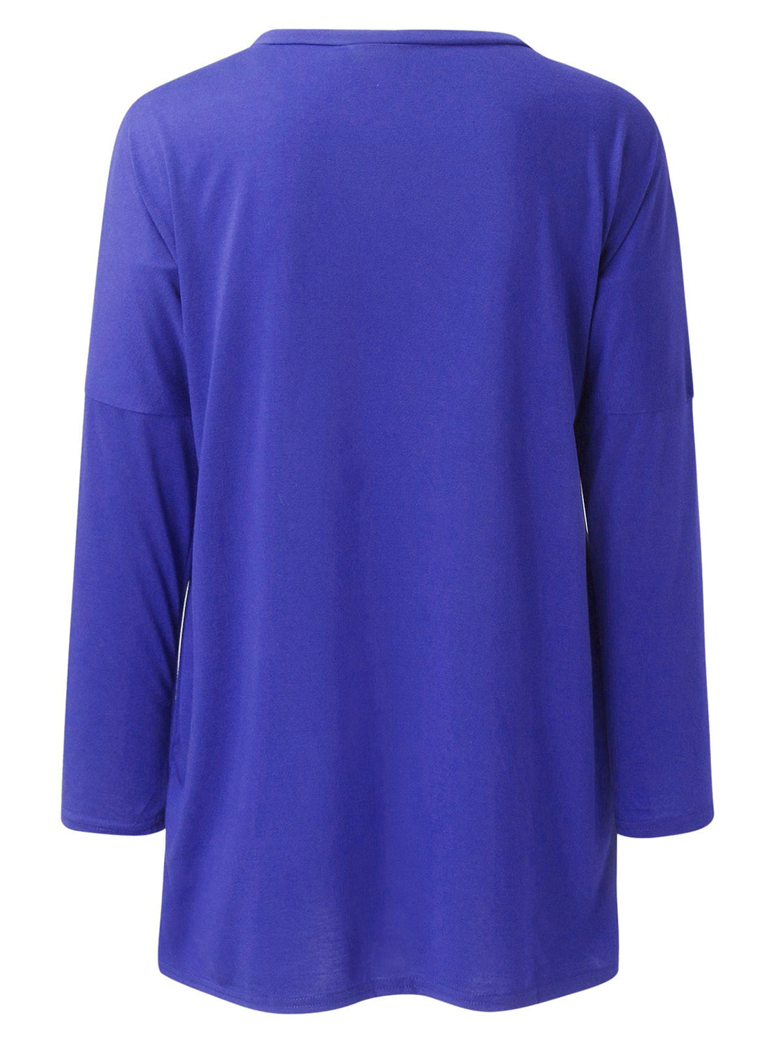 Full Size Round Neck Long Sleeve T-Shirt-Angel Casuals