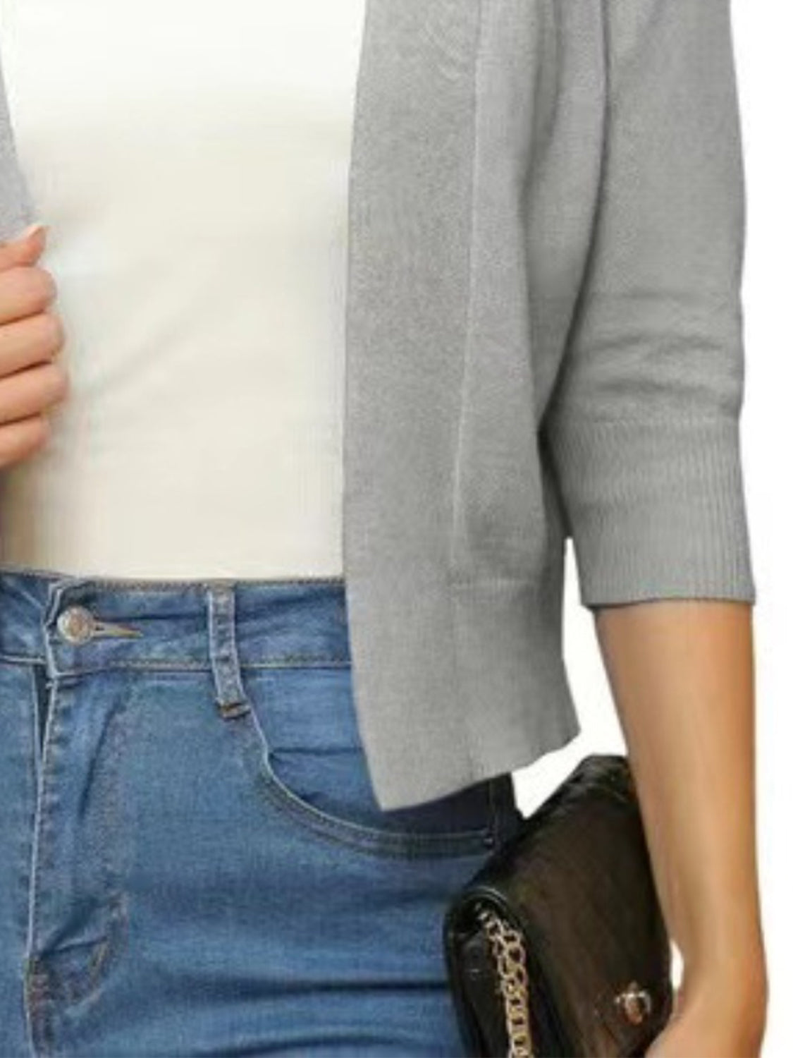 Open Front Cardigan-Angel Casuals