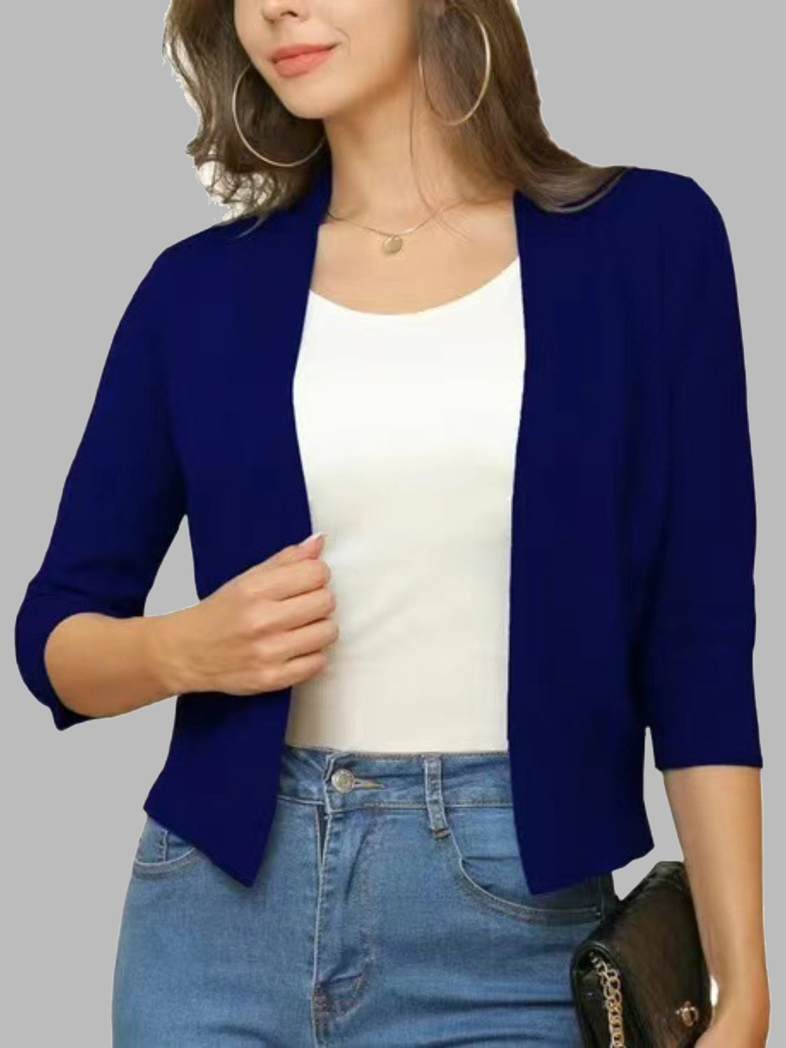 Open Front Cardigan-Angel Casuals