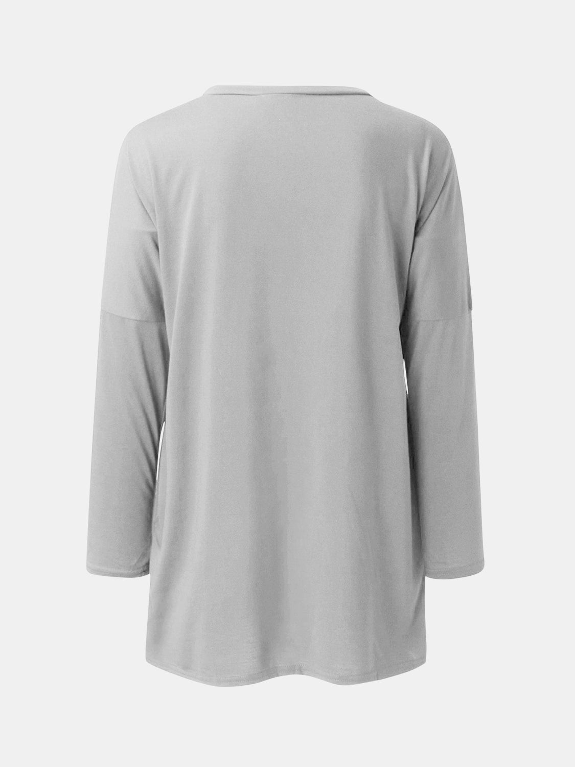 Full Size Round Neck Long Sleeve T-Shirt-Angel Casuals