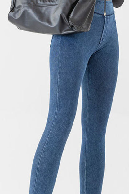 High Waist Skinny Jeans-Angel Casuals