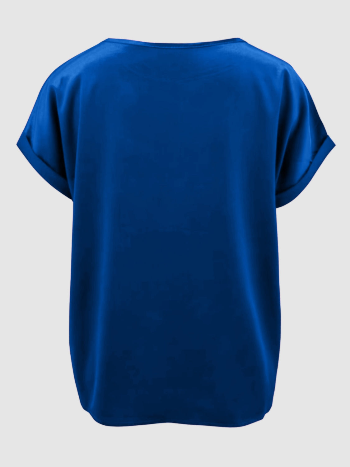 Round Neck Short Sleeve T-Shirt-Angel Casuals